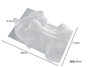 Stampo in Silicone Resistente al Calore, Antiaderente, Ecologico, Riutilizzabile, Non Tossico, Adatto al Forno e alla Lavastoviglie per Candele Profumate e Torte - Product Image 6