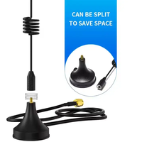 Antena magnética MIMO de doble banda omnidireccional, ventosa de Base montada en bucle de largo alcance para exteriores LTE GSM 5G 4G para comunicación