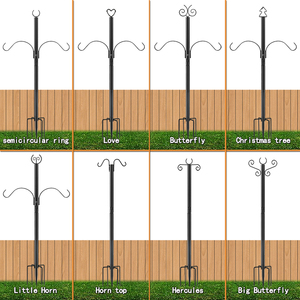 Les guirlandes lumineuses d'extérieur <span class=keywords><strong>avec</strong></span> crochets de berger peuvent être utilisées comme supports de guirlandes lumineuses pour accrocher des paniers à fleurs et des mangeoires à oiseaux - Product Image 4