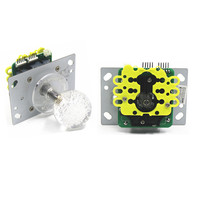 Accessoires de joystick à tête sphérique Chilong CL-3002, volant de jeu, sphère de direction, diamètre 43 mm, longueur du joystick 74 mm