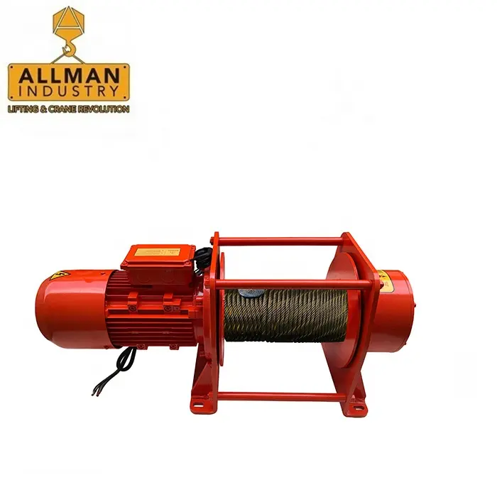 Ame ALLMAN AME Series Long Wire Rope Construction Use Industrial 2000KG Electric Winch