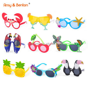 نظارات شمسية للحفلات نظارات هاواي مضحكة فستان استوائي فاخر الدعائم الصيفية لحفلات الأطفال هدايا الشاطئ لوازم الحفلات تحت عنوان - Product Image 1