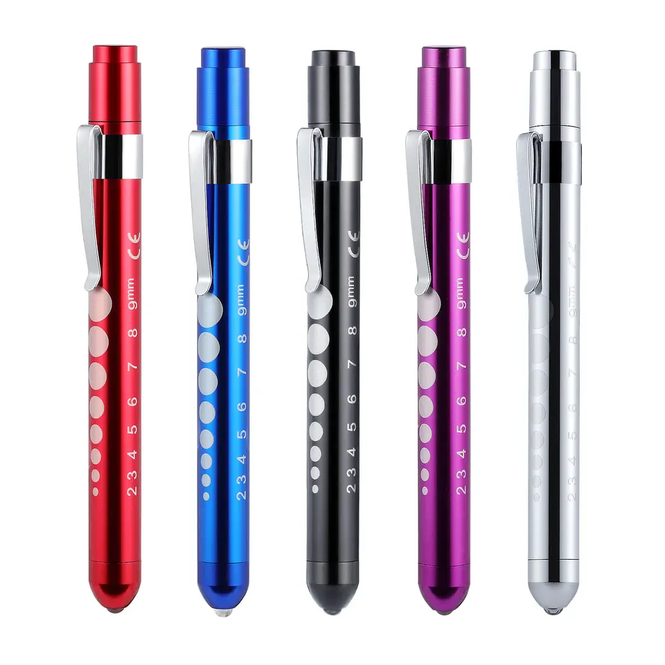 Infirmier Docteur Torche Personnalisé Led Médical Penlight stylo lampe de poche stylo lumière Pour L'examen Des Élèves En Ophtalmologie Orale