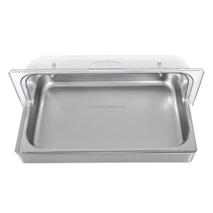 Plateau de présentation de fruits de mer réfrigérés avec couvercle transparent, équipement de cuisine pour restaurant, appareils de cuisine commerciaux - Product Image 3