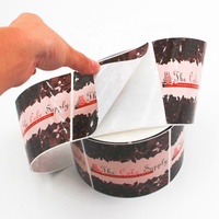 Autocollants imprimés sur mesure, étiquettes imperméables, autocollants en vinyle brillant, rouleau d'autocollants adhésifs, étiquettes pour emballages alimentaires, pour boîte en plastique de gâteau au chocolat