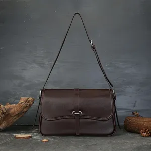 Sac fourre-tout en cuir véritable Redwingy, sac bandoulière pour femme, sac fourre-tout polyvalent à porter sur l'épaule ou en bandoulière, sac de bureau - Product Image 4