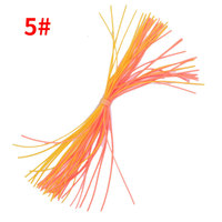 B Silicone Spinnerbait Jig Jupe Pêche Plastiques Souples Bandes Silicone Jupes Fil De Silicone Haute Pêche À La Mouche Streamer
