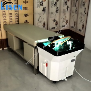 Kisen Luxury Portable 60L Water Tank Shampoo Sink Basin With <b>Bed</b> <b>Heater</b> Hair Shampoo Chairs <b>Bed</b> for Beauty Hair Salon Spa Sale - Product Image 1