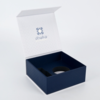 Custom Recycled Kraft Rigid Gift Paper Box Magnetic Closure Reusable Waterproof Oblong Shape Personalized Logo for Jewelry