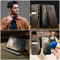 Étui magnétique robuste CaseMe pour iPhone 18 17 16 15 14 13 12 11 9 8 7 avec porte-cartes, accessoires pour téléphone portable pour iPhone 18