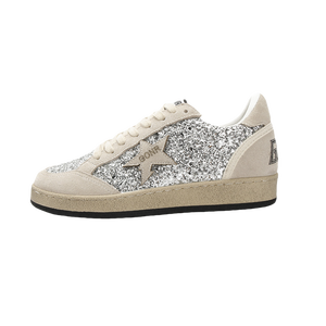 Zapatillas Retro de Cuero Genuino Unisex Blancas Ballstar Antideslizantes Ligeras con Logotipo Dorado - Product Image 2