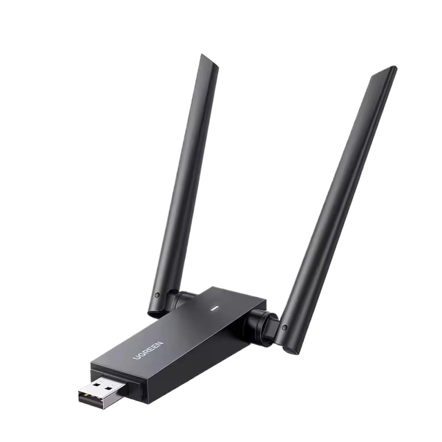 USB 3.0 WiFi Adapter WiFi Adapter with AC1300 5dBi High Gain Dual Antennas 5G/2.4G Dual Band 164ft Wide Range