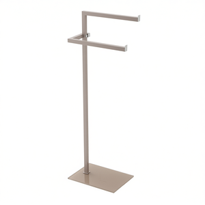 Porte-serviettes autoportant 86 cm de hauteur finition mate pour salle de bain - Product Image 3