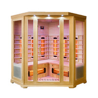 Lampu LED ozon sauna Infrared, terapi cahaya 2-3 orang kamar