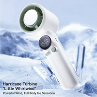 Ventilador Personal Portátil de Alta Velocidad y Bajo Ruido con Humidificador, 4000mAh, Mini Ventilador de Mano para Viajes al Aire Libre y en Auto, Gran Venta 2026