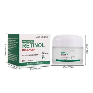 YURHERSU Özel Marka Retinol Kolajen Gliserin Nemlendirici Yüz Kremi 50ml Tüm Cilt Tipleri ve Işıltılı Bir Cilt İçin - Product Image 6