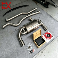 Échappement arrière à soupapes en acier inoxydable poli miroir, garantie 3 ans pour BMW F25 X3/X4 N55 3.0T 35i, sonorité puissante M Sport