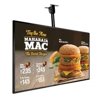 Pantalla LCD Publicitaria para Restaurantes de 27-32-43-55-65-75 Pulgadas, Equipo Publicitario con Pantalla Táctil Android/PC Opcional de 15.6-85 Pulgadas