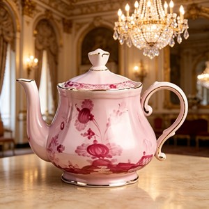 Luxurious Rose-Red Italian-Style Ceramic Bone China Eco-Friendly <b>Coffee</b> Pot <b>Sugar</b> & Milk Jar <b>Set</b> for Hotels and Households - Product Image 4