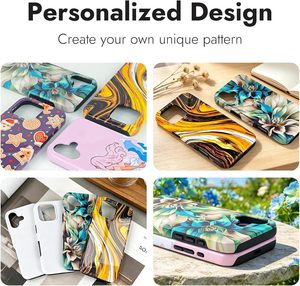 Coque de téléphone 3D à sublimation vierge en TPU PC robuste 2-en-1 avec chargement magnétique sans fil pour fabricant OEM de téléphones - Product Image 3