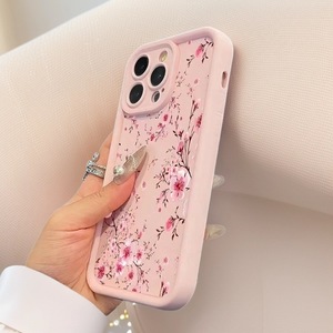 Coque de téléphone portable antichoc motif fleurs de prunier roses pour <span class=keywords><strong>iPhone</strong></span> 16 Plus 17 Air Pro Max - Product Image 3