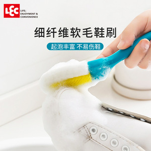 Brosse à chaussures avec tête en éponge et poils jaunes pour nettoyer les chaussures W 476 - Product Image 2