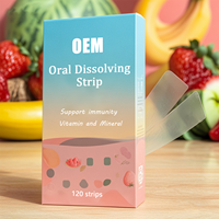 Compléments alimentaires OEM avec marque privée-Bande de dissolution orale-Caféine et vitamines-Sans sucre, végétalien, à base de plantes