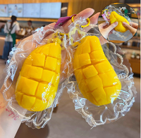 Mango Squishy Toy Virale Stressverlichtende Knijp Fidget Toy Schattig Fruit Decompressie Speelgoed voor 5 tot 7 jaar Unisex