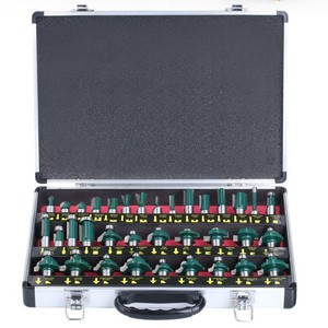 Carbide End Mill Set 1/2 Shank Metric Woodworking Tools For Engraving Machines Timber Cutting Milling Cutter - Product Image 2