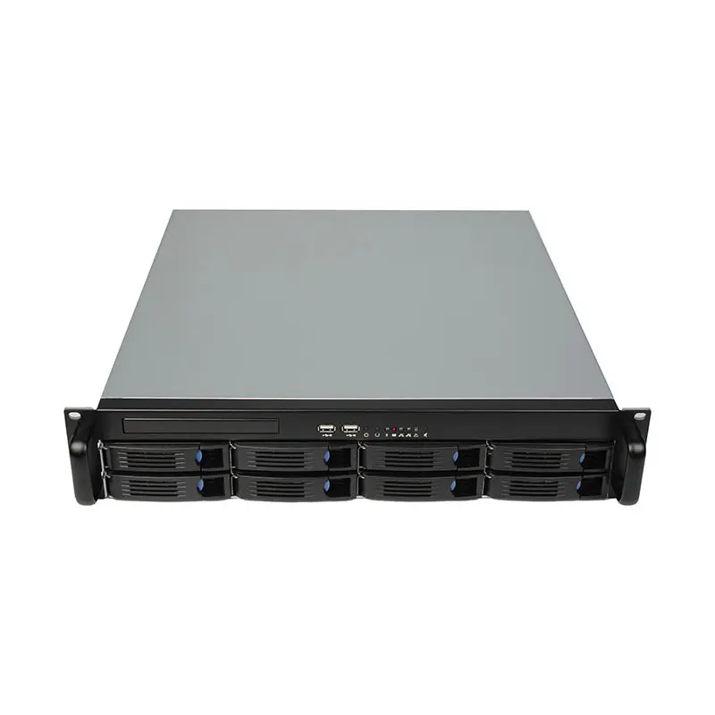 2u стойку сервер шасси горячей замены 12 "x 9,6" atx случае с 8 HDD bay