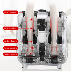 La mejor máquina eléctrica de Shiatsu de lujo con rodillo para el talón Masajeador de pies y pantorrillas con vibración calentada saludable - Product Image 6