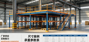 Custom Heavy Duty Steel Mezzanine Floor Platform for Warehouse Storage Expansion - Product Image 2
