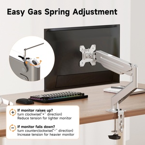 MD8 17&quot;-32&quot; 10kg Cost Effective Gas Spring Single Monitor <strong>Arm</strong> <strong>Desk</strong> Mount Monitor Screen Stand Bracket <strong>Computer</strong> VESA Mount - Product Image 5