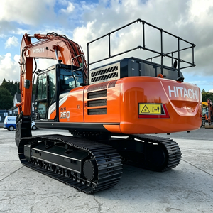 รถขุดตีนตะขาบฮิตาชิ ZX350 เครื่องจักรงานหนักสำหรับงานดิน บุ้งกี๋สีดำ ความจุขนาดใหญ่ - Product Image 3