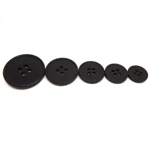 2023 New wholesales custom polished unpolished trench coat resin wood button plastic resin snap button for garment