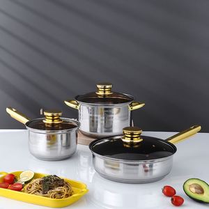Juego de Utensilios de Cocina de 12 Piezas, Acero Inoxidable 201, Antiadherente, Juego de Ollas y Sartenes Antiadherentes, Venta Caliente de Fábrica - Product Image 2