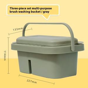 威庄便携式三合一塑料画笔清洗器多功能美术用品水彩画配件 - Product Image 6