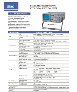 MYWAVE-Osciloscopio económico con contador de frecuencia, serie - Product Image 5