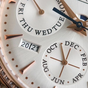 Reloj Mecánico Automático para Hombre, Diseño Moderno en Oro Rosa, Correa de Cuero Marrón, Fase Lunar, Calendario, Resistente al Agua, Estilo Ejecutivo - Product Image 2