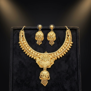 Gold Plated Micro Forming Necklaces <b>Wedding</b> Season Jewelry for Women Special Occasion Copper & Brass Chapado En Oro Oro Laminado - Product Image 5