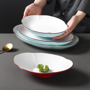 Assiettes ovales en mélamine épaissies, couleur unie, pour hôtels, restaurants et fêtes - Product Image 2