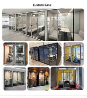 Cabine de bureau modulaire insonorisée pour espace de travail partagé, maisonnette, cabine intérieure, poste de travail, cabine de travail insonorisée