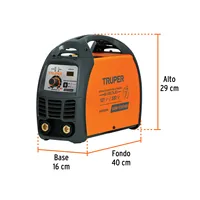 BOX TRUPER 165A Poste à souder TIG monophasé à onduleur 127/220V double tension