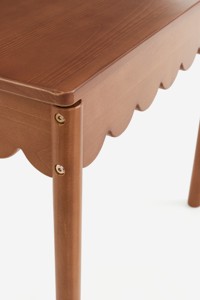 <strong>Wood</strong> Scallop-edge Weaning Desk <strong>and</strong> Stool <strong>Kids</strong>' <strong>Tables</strong> <strong>Kids</strong> <strong>Table</strong> <strong>and</strong> <strong>Chairs</strong> - Product Image 3