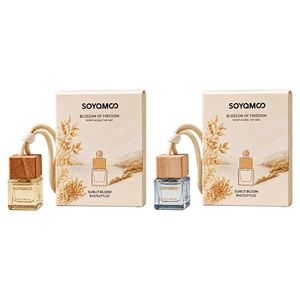 Difusor de Aromas de Lujo para Coche, Moderno, Colgante, de Cristal, con Sensor de Vibración, Aromaterapia, Evaporación Natural - Product Image 4
