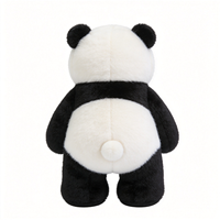 Nouvelle conception de peluche panda personnalisée, jouet en peluche animal miniature populaire, adorable peluche panda personnalisée