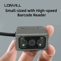 LONVILL - Lector de Códigos de Barras Industrial Resistente al Agua IP67 con Decodificación de 200cps para Entornos Hostiles en Fábricas
