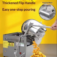 Machine à Popcorn Commerciale Automatique Entièrement Sphérique en Forme de Papillon, à Gaz, en Acier Inoxydable, 36V et Moins