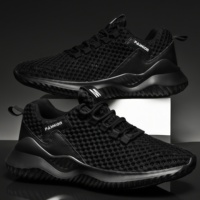Chaussures de sport basses athlétiques en gros, tendance mode, baskets de course de créateur, en tissu respirant et extensible, légères pour l'entraînement