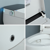 OVS S-trap 300mm Toilette électrique à pied automatique montée au sol 220V Toilettes intelligentes en céramique pour salle de bains